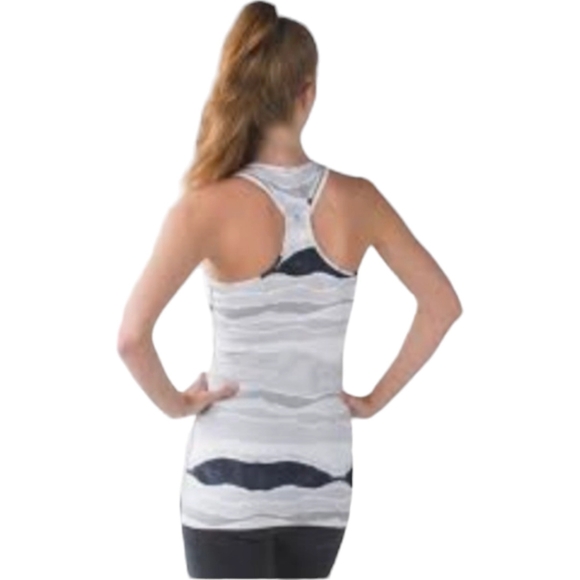 Lululemon Athletica Striped  Racerback Tank - Picture 1 of 11